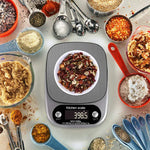 Küchen-Edelstahl-LCD-Digitalwaage, 10 kg/1 g