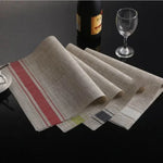 2 Stück strapazierfähige PVC-Tischsets Kaffeetassenunterlage geflochtene rutschfeste Platzsets, Größe: 30x45cm