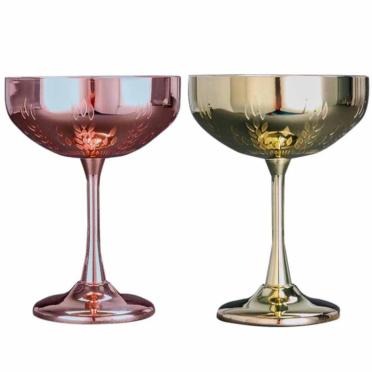 304 Edelstahlbecher Ähre Druck Martini Kelch Weinglas Trinkgeschirr