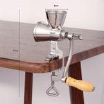 Haushalts-Edelstahl-Handmühle, Haushalts-Kaffeewerkzeuge, Mahlmaschine für Sojabohnen und Erdnüsse, Mahlmaschine