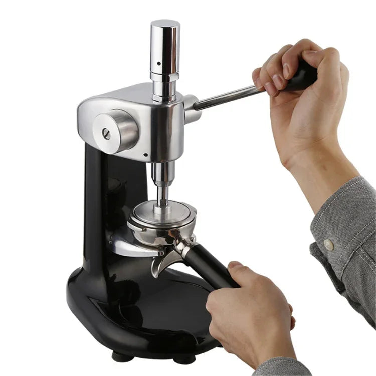 Handgefertigter Kaffeestampfer mit festem Presspulverhammer für Espressomaschinen