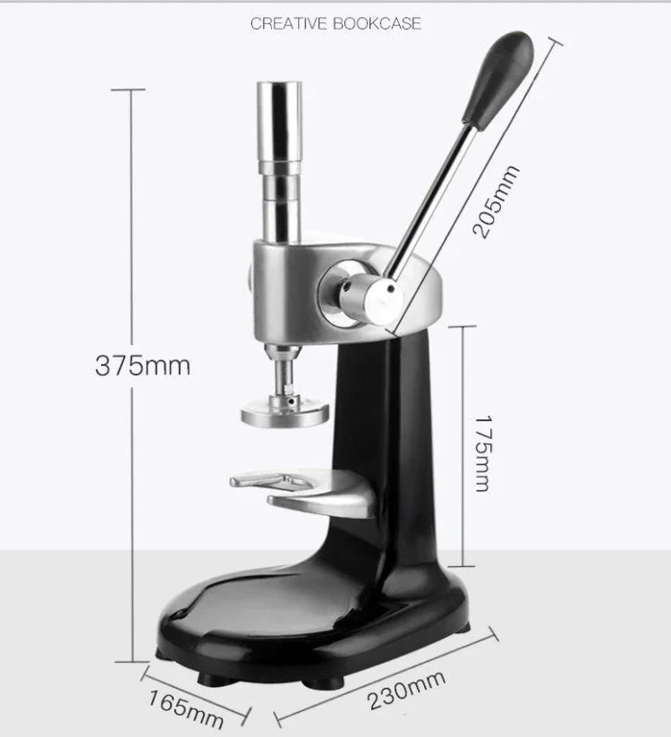 Handgefertigter Kaffeestampfer mit festem Presspulverhammer für Espressomaschinen