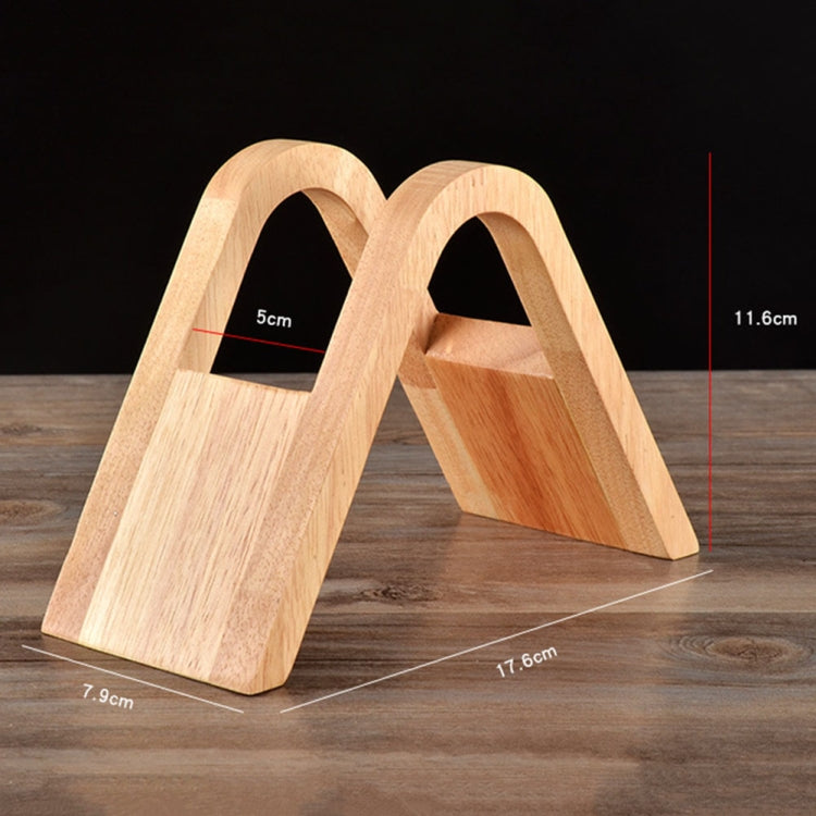 Kaffeefilterhalter Kaffeeaufbewahrungsständer Filterbox Papierbasis Halter Präsentationsständer, Holz-V-Halter