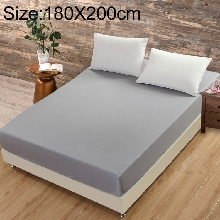 Plain Mattress Protector Bed Mat Mattress Cover Fitted Sheet, 180X200cm, 150X200cm