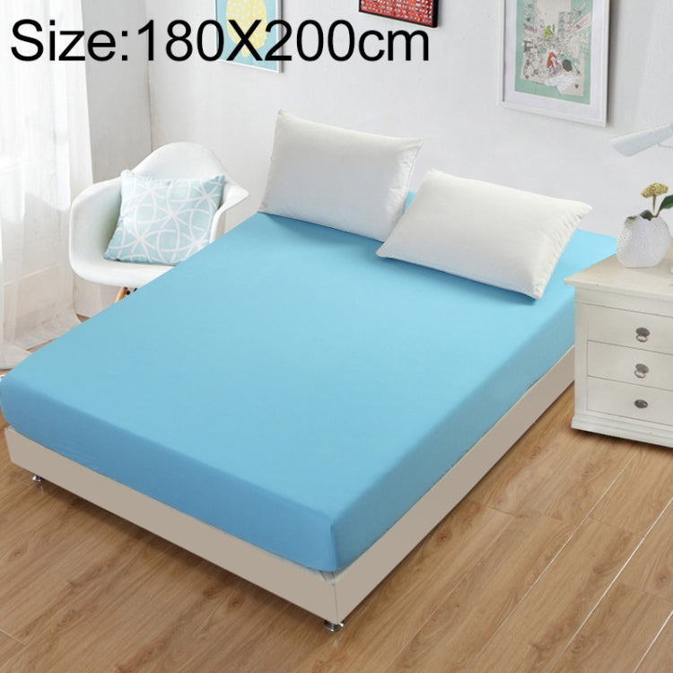Plain Mattress Protector Bed Mat Mattress Cover Fitted Sheet, 180X200cm, 150X200cm