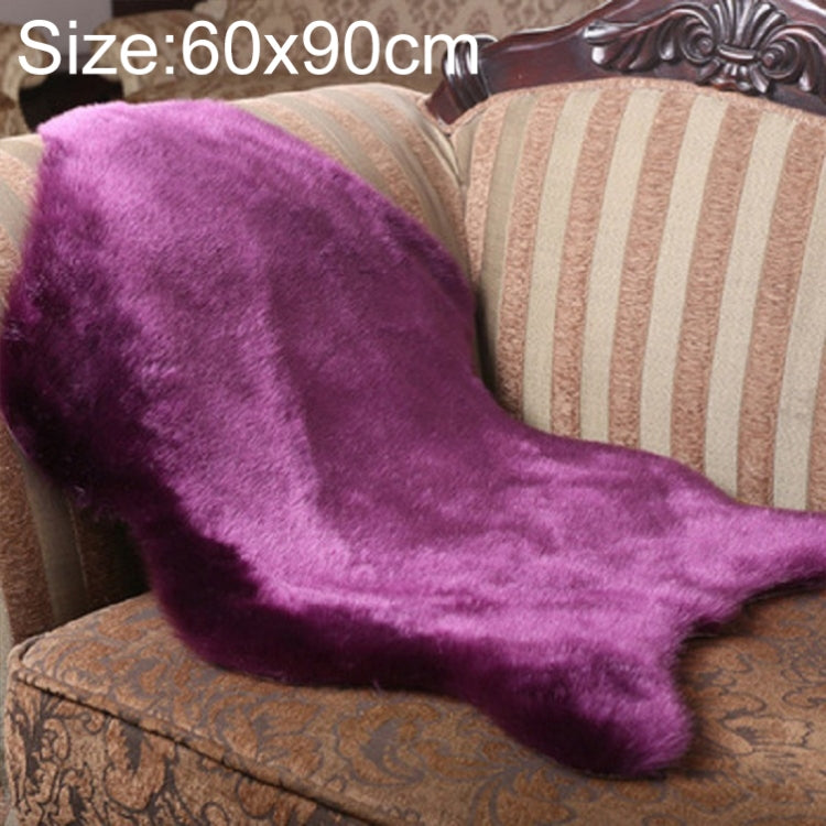 Imitation Wool Soft Home Living Room Carpet Sofa Cushion Mats, 40x60cm, 60x90cm