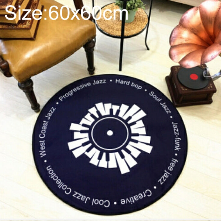 Kreativer Retro 3D DVR Schallplatte Teppich Rund CD Fußmatte Heimtextilien Wohnzimmer Kinderzimmer Dekoration Teppich, Durchmesser 60cm, Durchmesser 80cm, Durchmesser 100cm, Durchmesser 120cm, Durchmesser 160cm, Durchmesser 180cm