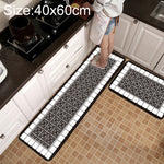 Geometrischer Gitter-Teppich Küchen-/Bad-Antirutschmatte, 40x60cm, 40x120cm, 50x80cm, 50x160cm, 40x60cm + 40x120cm, 50x80cm + 50x160cm