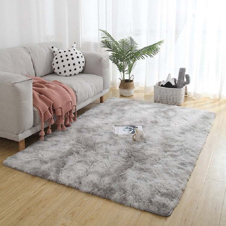 Einfacher Sofabett-Nacht-Gradienten-Teppich Wohnzimmer Schlafzimmer-Matte, Hellblau 40x60cm, Rosa 40x60cm, Hellgrau 40x60cm, Dunkelgrau 40x60cm, Camel 40x60cm, Dunkel-Camel 40x60cm, Kaffee 40x60cm, Hellblau 50x80cm, Rosa 50x80cm, Hellgrau 50x80cm