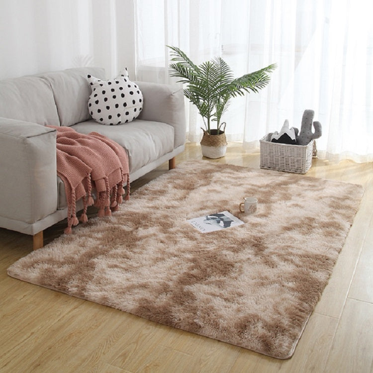 Einfacher Sofabett-Nacht-Gradienten-Teppich Wohnzimmer Schlafzimmer-Matte, Hellblau 40x60cm, Rosa 40x60cm, Hellgrau 40x60cm, Dunkelgrau 40x60cm, Camel 40x60cm, Dunkel-Camel 40x60cm, Kaffee 40x60cm, Hellblau 50x80cm, Rosa 50x80cm, Hellgrau 50x80cm