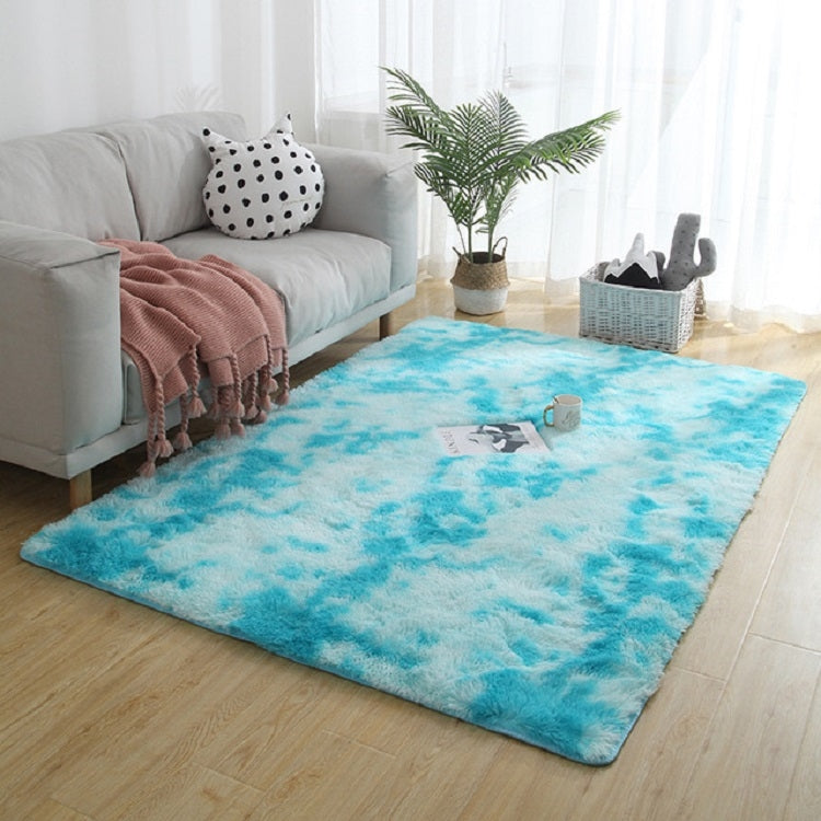 Einfacher Sofabett-Nacht-Gradienten-Teppich Wohnzimmer Schlafzimmer-Matte, Hellblau 40x60cm, Rosa 40x60cm, Hellgrau 40x60cm, Dunkelgrau 40x60cm, Camel 40x60cm, Dunkel-Camel 40x60cm, Kaffee 40x60cm, Hellblau 50x80cm, Rosa 50x80cm, Hellgrau 50x80cm