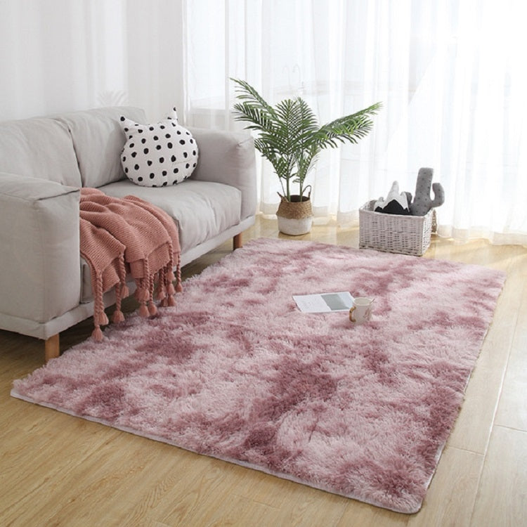 Einfacher Sofabett-Nacht-Gradienten-Teppich Wohnzimmer Schlafzimmer-Matte, Hellblau 40x60cm, Rosa 40x60cm, Hellgrau 40x60cm, Dunkelgrau 40x60cm, Camel 40x60cm, Dunkel-Camel 40x60cm, Kaffee 40x60cm, Hellblau 50x80cm, Rosa 50x80cm, Hellgrau 50x80cm
