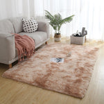 Einfacher Sofabett-Nacht-Gradienten-Teppich Wohnzimmer Schlafzimmer-Matte, Hellblau 40x60cm, Rosa 40x60cm, Hellgrau 40x60cm, Dunkelgrau 40x60cm, Camel 40x60cm, Dunkel-Camel 40x60cm, Kaffee 40x60cm, Hellblau 50x80cm, Rosa 50x80cm, Hellgrau 50x80cm
