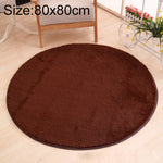 KSolid Runder Teppich Weiche Fleece-Matte Rutschfester Teppich Kinderzimmer Fußmatten, Durchmesser: 80 cm, Durchmesser: 100 cm, Durchmesser: 120 cm