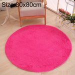 KSolid Runder Teppich Weiche Fleece-Matte Rutschfester Teppich Kinderzimmer Fußmatten, Durchmesser: 80 cm, Durchmesser: 100 cm, Durchmesser: 120 cm
