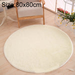 KSolid Runder Teppich Weiche Fleece-Matte Rutschfester Teppich Kinderzimmer Fußmatten, Durchmesser: 80 cm, Durchmesser: 100 cm, Durchmesser: 120 cm