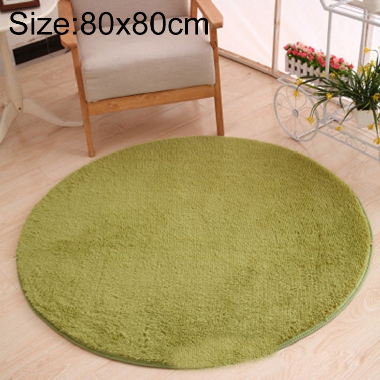 KSolid Runder Teppich Weiche Fleece-Matte Rutschfester Teppich Kinderzimmer Fußmatten, Durchmesser: 80 cm, Durchmesser: 100 cm, Durchmesser: 120 cm