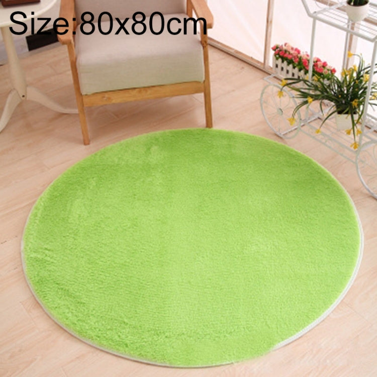 KSolid Runder Teppich Weiche Fleece-Matte Rutschfester Teppich Kinderzimmer Fußmatten, Durchmesser: 80 cm, Durchmesser: 100 cm, Durchmesser: 120 cm