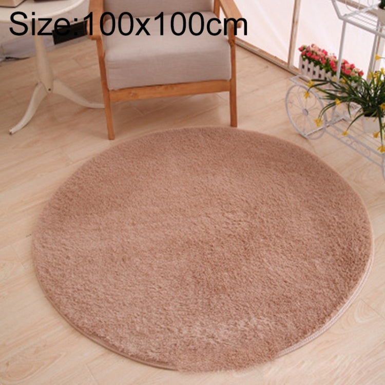 KSolid Runder Teppich Weiche Fleece-Matte Rutschfester Teppich Kinderzimmer Fußmatten, Durchmesser: 80 cm, Durchmesser: 100 cm, Durchmesser: 120 cm