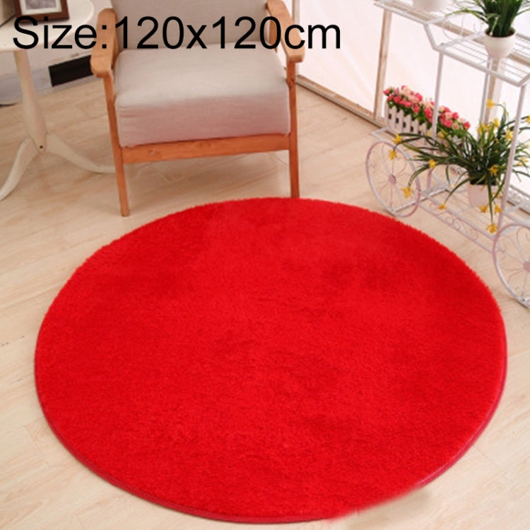 KSolid Runder Teppich Weiche Fleece-Matte Rutschfester Teppich Kinderzimmer Fußmatten, Durchmesser: 80 cm, Durchmesser: 100 cm, Durchmesser: 120 cm