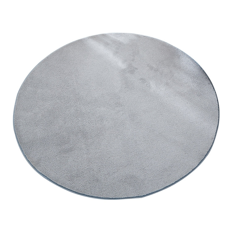 KSolid Runder Teppich Weiche Fleece-Matte Rutschfester Teppich Kinderzimmer Fußmatten, Durchmesser: 140cm, Durchmesser: 160cm