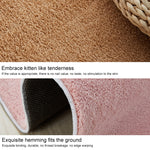 KSolid Runder Teppich Weiche Fleece-Matte Rutschfester Teppich Kinderzimmer Fußmatten, Durchmesser: 140cm, Durchmesser: 160cm