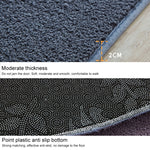 KSolid Runder Teppich Weiche Fleece-Matte Rutschfester Teppich Kinderzimmer Fußmatten, Durchmesser: 140cm, Durchmesser: 160cm