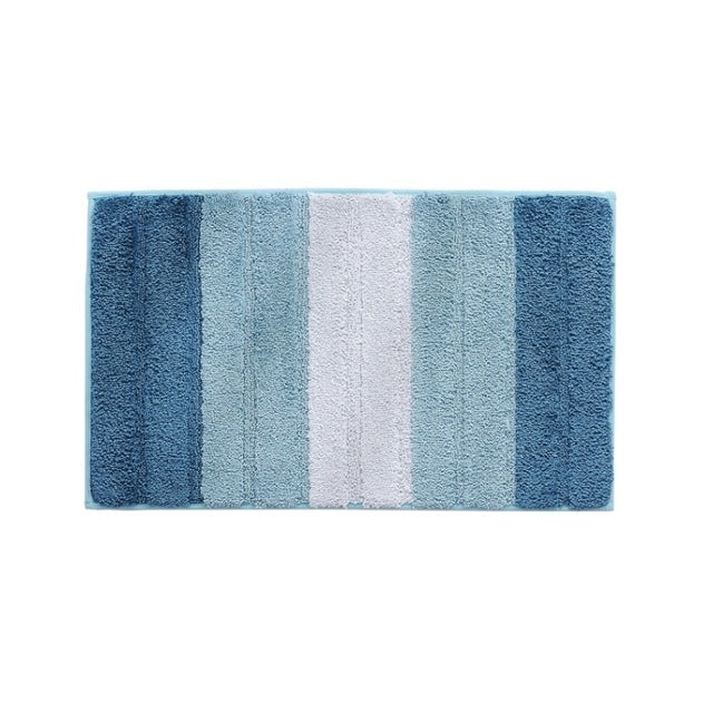 Stripe Indoor Anti-Rutsch Bad Küche Fußmatte Mikrofaser Teppich, 46x71cm, 51x81.5cm