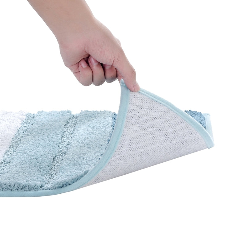 Stripe Indoor Anti-Rutsch Bad Küche Fußmatte Mikrofaser Teppich, 46x71cm, 51x81.5cm