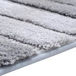 Stripe Indoor Anti-Rutsch Bad Küche Fußmatte Mikrofaser Teppich, 46x71cm, 51x81.5cm
