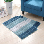 Stripe Indoor Anti-Rutsch Bad Küche Fußmatte Mikrofaser Teppich, 46x71cm, 51x81.5cm