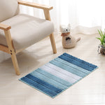 Stripe Indoor Anti-Rutsch Bad Küche Fußmatte Mikrofaser Teppich, 46x71cm, 51x81.5cm
