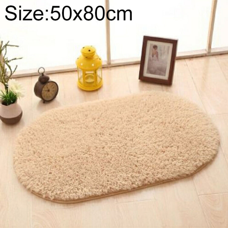 Kunstfellteppich Anti-Rutsch Unifarben Badteppich Kinderzimmer Fußmatten Oval Schlafzimmer Wohnzimmer Teppiche, 40x60cm, 50x80cm, 60x90cm, 60x120cm, 80x120cm, 80x160cm