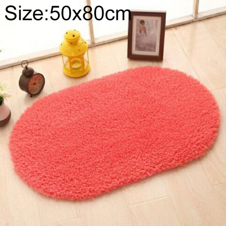 Kunstfellteppich Anti-Rutsch Unifarben Badteppich Kinderzimmer Fußmatten Oval Schlafzimmer Wohnzimmer Teppiche, 40x60cm, 50x80cm, 60x90cm, 60x120cm, 80x120cm, 80x160cm