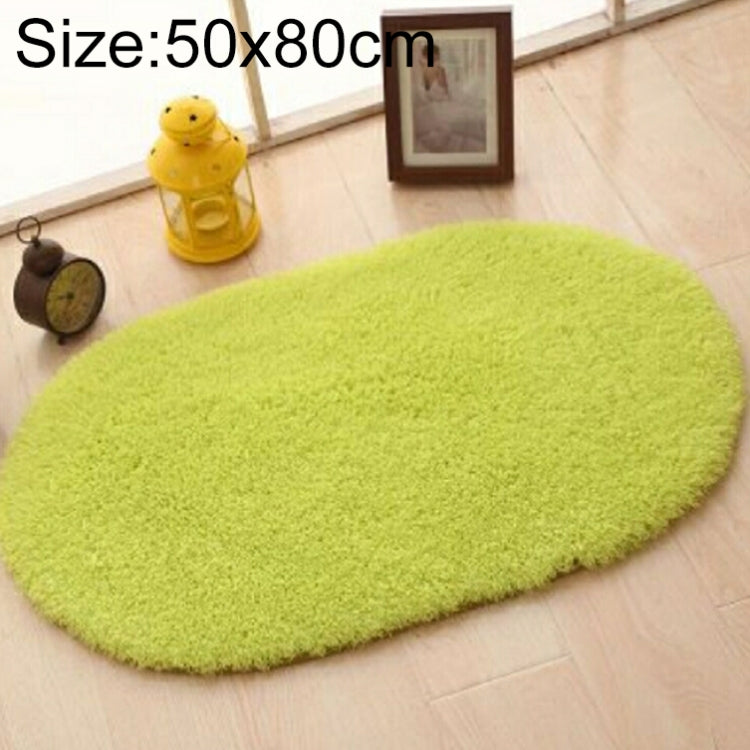 Kunstfellteppich Anti-Rutsch Unifarben Badteppich Kinderzimmer Fußmatten Oval Schlafzimmer Wohnzimmer Teppiche, 40x60cm, 50x80cm, 60x90cm, 60x120cm, 80x120cm, 80x160cm