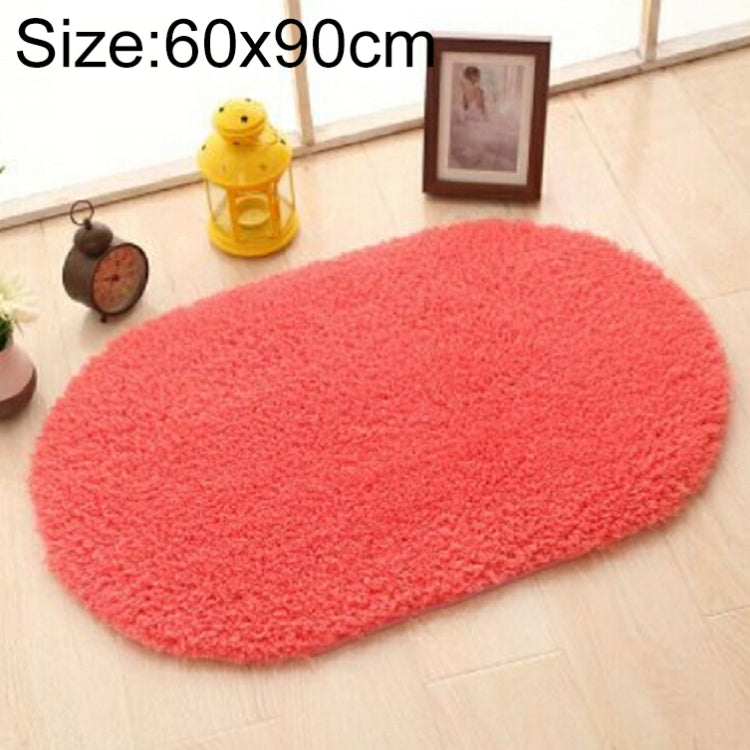 Kunstfellteppich Anti-Rutsch Unifarben Badteppich Kinderzimmer Fußmatten Oval Schlafzimmer Wohnzimmer Teppiche, 40x60cm, 50x80cm, 60x90cm, 60x120cm, 80x120cm, 80x160cm