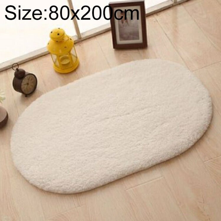 Kunstfell-Teppich, rutschfest, einfarbig, Badteppich, Kinderzimmer-Fußmatten, oval, Schlafzimmer-Wohnzimmer-Teppiche, 80x200cm, 120x200cm, 140x200cm, 160x230cm