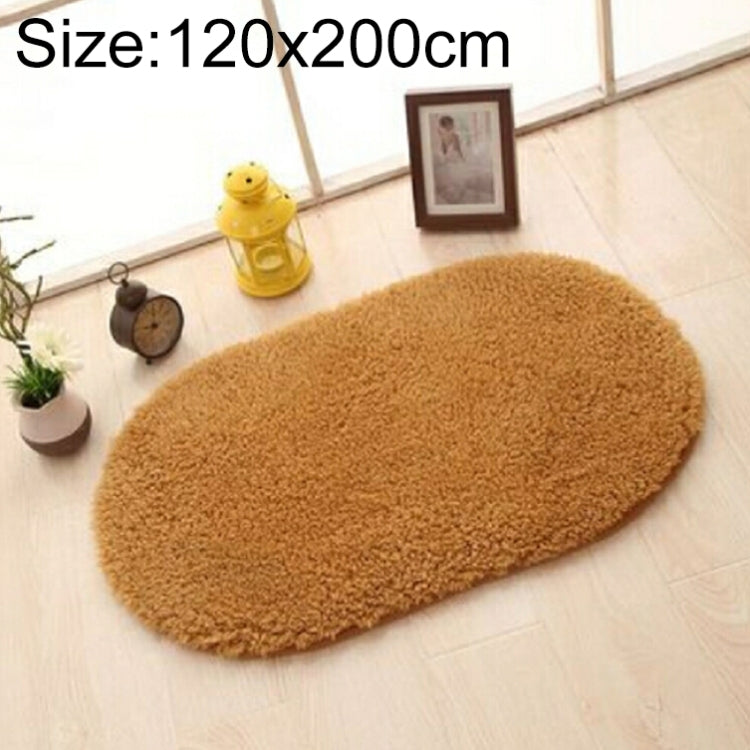 Kunstfell-Teppich, rutschfest, einfarbig, Badteppich, Kinderzimmer-Fußmatten, oval, Schlafzimmer-Wohnzimmer-Teppiche, 80x200cm, 120x200cm, 140x200cm, 160x230cm