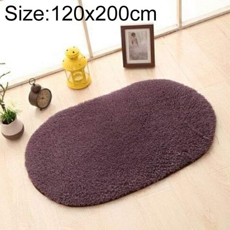 Kunstfell-Teppich, rutschfest, einfarbig, Badteppich, Kinderzimmer-Fußmatten, oval, Schlafzimmer-Wohnzimmer-Teppiche, 80x200cm, 120x200cm, 140x200cm, 160x230cm