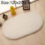 Kunstfell-Teppich, rutschfest, einfarbig, Badteppich, Kinderzimmer-Fußmatten, oval, Schlafzimmer-Wohnzimmer-Teppiche, 80x200cm, 120x200cm, 140x200cm, 160x230cm