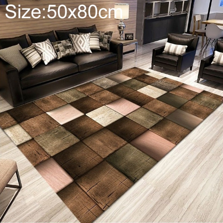 Einfache, moderne, abstrakte Gitterteppiche für Wohnzimmer und Schlafzimmer, Fußmatte, 50x80cm, 80x120cm