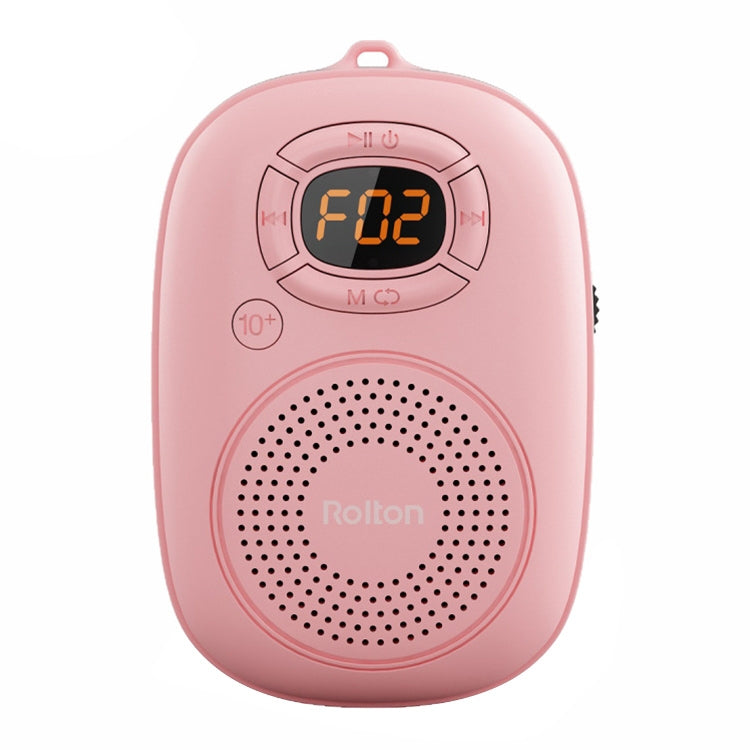 Rolton E200 Handy, kabelloser Bluetooth-Lautsprecher, Mini, tragbar, für den Außenbereich, kleiner Audio-Subwoofer-Lautsprecher, Pink, Blau, Schwarz