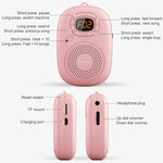 Rolton E200 Handy, kabelloser Bluetooth-Lautsprecher, Mini, tragbar, für den Außenbereich, kleiner Audio-Subwoofer-Lautsprecher, Pink, Blau, Schwarz