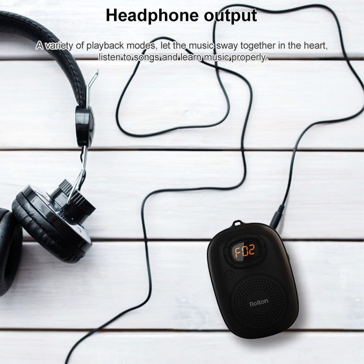 Rolton E200 Handy, kabelloser Bluetooth-Lautsprecher, Mini, tragbar, für den Außenbereich, kleiner Audio-Subwoofer-Lautsprecher, Pink, Blau, Schwarz
