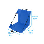 Outdoor Camping Picknick Stand Sitzkissen Faltbar Feuchtigkeitsdicht Schmutzabweisend Verschleißfestes Kissen, 44 x 43 x 44 Rot, 44 x 43 x 44 Blau, 44 x 43 x 44 Schwarz