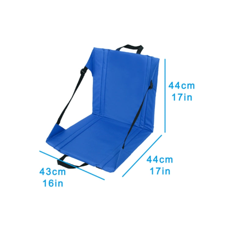 Outdoor Camping Picknick Stand Sitzkissen Faltbar Feuchtigkeitsdicht Schmutzabweisend Verschleißfestes Kissen, 44 x 43 x 44 Rot, 44 x 43 x 44 Blau, 44 x 43 x 44 Schwarz