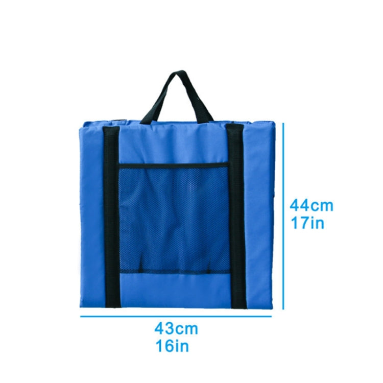 Outdoor Camping Picknick Stand Sitzkissen Faltbar Feuchtigkeitsdicht Schmutzabweisend Verschleißfestes Kissen, 44 x 43 x 44 Rot, 44 x 43 x 44 Blau, 44 x 43 x 44 Schwarz