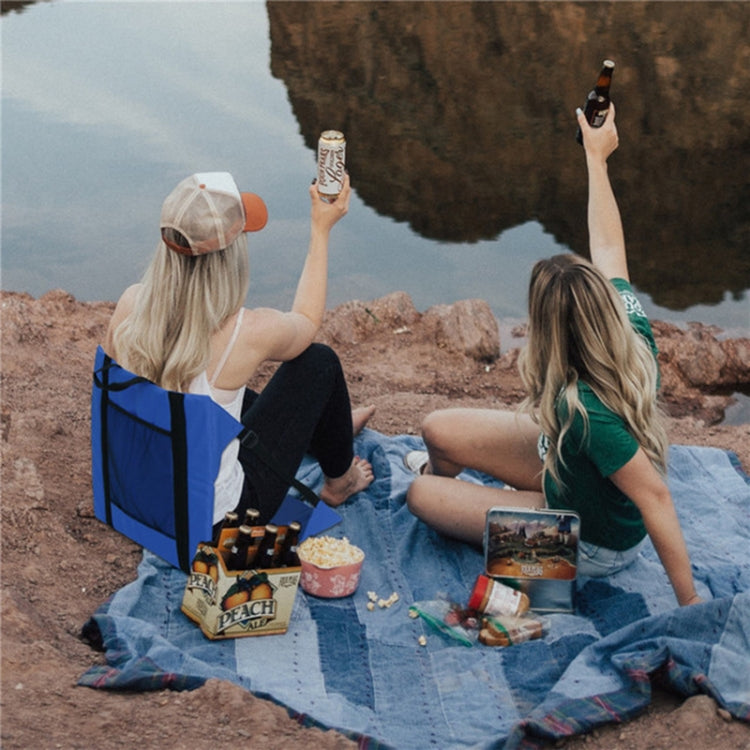Outdoor Camping Picknick Stand Sitzkissen Faltbar Feuchtigkeitsdicht Schmutzabweisend Verschleißfestes Kissen, 44 x 43 x 44 Rot, 44 x 43 x 44 Blau, 44 x 43 x 44 Schwarz