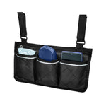 Gehhilfe Rollstuhl Armlehnen Seitentasche Auto Aufbewahrung Hängende Tasche, Lila, Schwarz, Braun, Weinrot, Dunkelblau