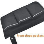 Gehhilfe Rollstuhl Armlehnen Seitentasche Auto Aufbewahrung Hängende Tasche, Lila, Schwarz, Braun, Weinrot, Dunkelblau